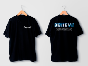 Camiseta HeyRoll - Believe | Preta