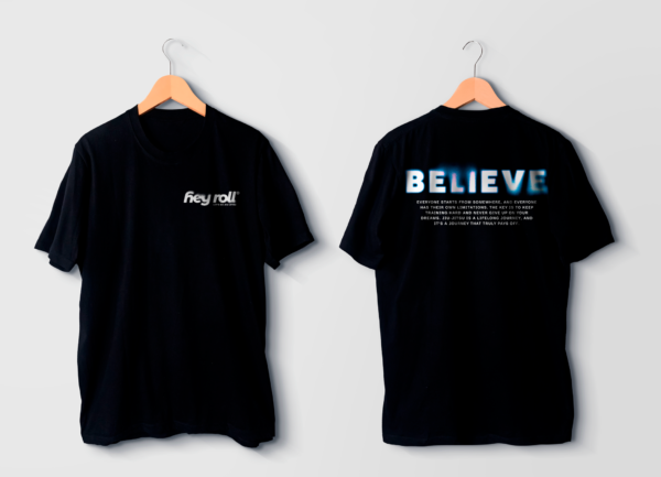 Camiseta HeyRoll - Believe | Preta